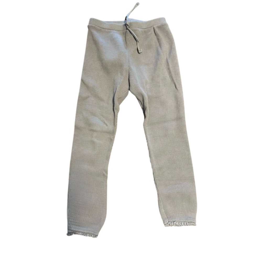 Zara girls waffle weave grey leggings size 4-5 in excellent condition